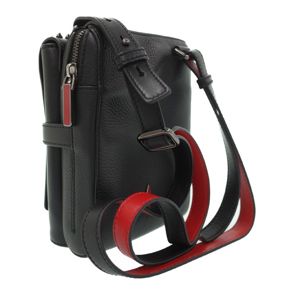 Christian Louboutin Benech Reporter Spike Shoulder Bag - Picture 2 of 8